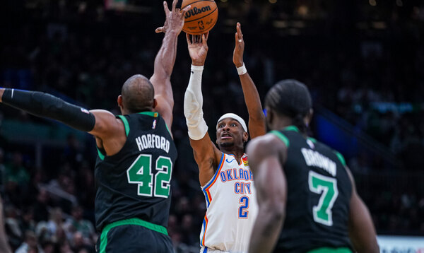 Versus / Shai Gilgeous-Alexander anota 34 puntos en triunfo de Thunder sobre Celtics