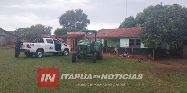 PAREJA DE ANCIANOS FUE VÍCTIMA DE UN VIOLENTO ROBO EN CARMEN DEL PNÁ.