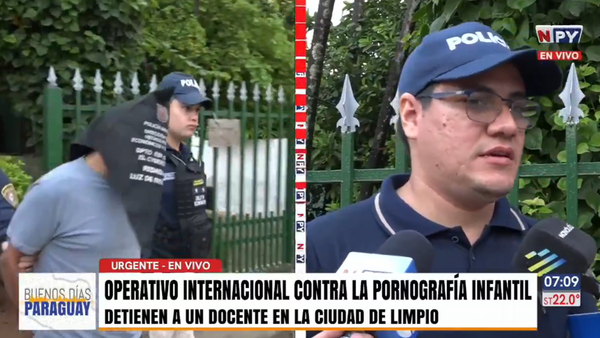 Operativo Víbora: Detienen a docente de primaria por supuesta pornografía infantil