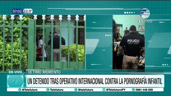 Operativo ''Víbora'': Detuvieron a docente por supuesta pornografía infantil en Limpio