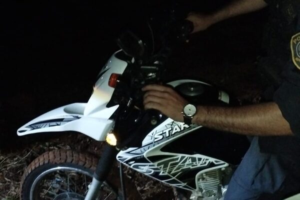 Recuperan motocicleta robada en Franco