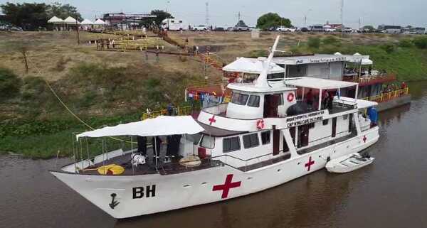 El Buque Hospital brindó servicios de salud a más de 1.500 personas en Alberdi • PARAGUAY TV