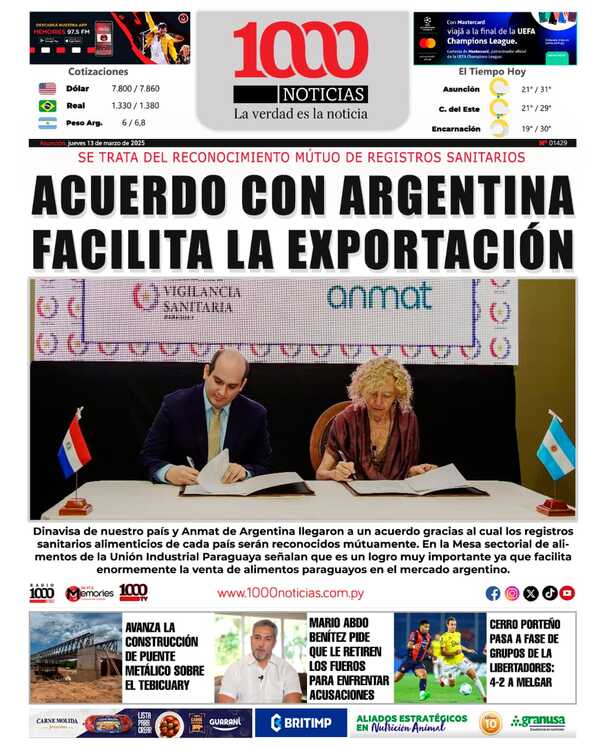 13 Marzo 2025 - 1000 Noticias