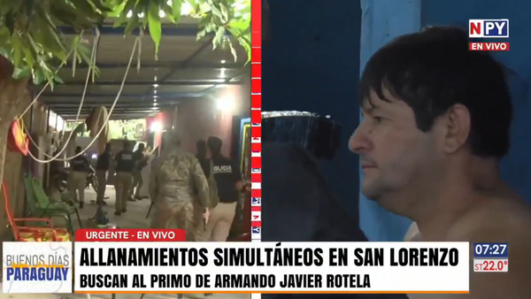 Operativo antidrogas: Capturan a primo de Armando Rotela y un menor de 15 años en San Lorenzo