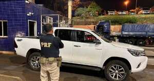 Diario HOY | Policía brasileña detiene a paraguayo con camioneta robada y chapa clonada