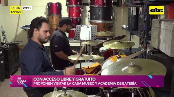 Invitan a visitar la Casa Museo y Academia de Batería - Ensiestados - ABC Color