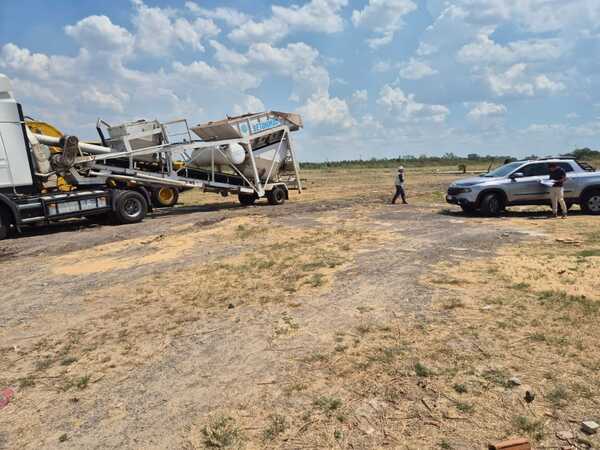 Inicia la instalación del campamento de obras para el nuevo sistema sanitario en la capital de Ñeembucú - .::Agencia IP::.