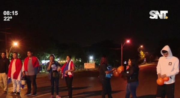 Pobladores de Benjamín Aceval protestan contra el mal servicio de transporte - SNT