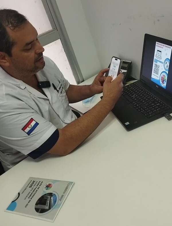 Lanzan sistema QR en terapia intensiva de IPS Ingavi, para facilitar comunicación con familiares - Nacionales - ABC Color
