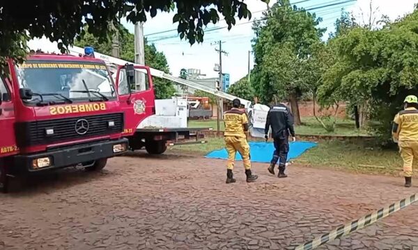 Funcionario de la ANDE fallece electrocutado mientras trabajaba en tendido eléctrico