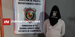 APREHENDEN A HOMBRE POR SUPUESTA VIOLENCIA INTRAFAMILIAR EN CAMBYRETÁ