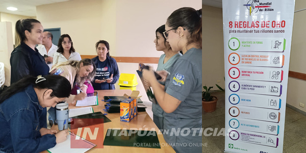 REALIZARON TALLER EN CONMEMORACIÓN DEL DÍA MUNDIAL DEL RIÑÓN