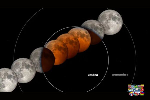 Un eclipse total de Luna inaugura hoy una cascada histórica de eventos astronómicos - La Clave