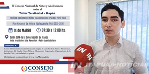 INVITAN A AUDIENCIA PÚBLICA SOBRE LA NUEVA POLÍTICA NACIONAL DE NIÑEZ Y ADOLESCENCIA EN ITAPÚA
