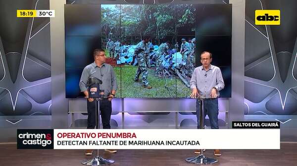 Detectan faltante de marihuana incautada durante el Operativo Penumbra: ¿qué pasó con la carga? - Crimen y castigo - ABC Color