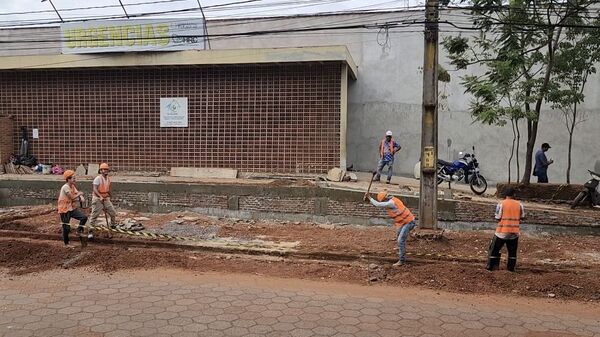 Con recursos locales, avanzan obras de mejoras en el Hospital Regional de Concepción