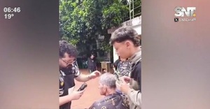 Peluqueros se unen para ayudar a un hogar de ancianos en Encarnación - SNT