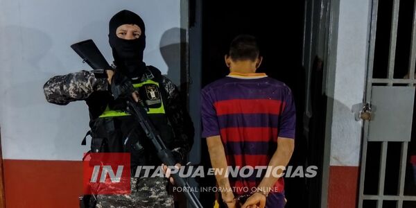 VIOLÓ SU ARRESTO DOMICILIARIO Y FUE DETENIDO EN OBLIGADO