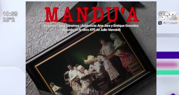 Natalia Fuster y Andrés Fariña presentan la obra teatral "Mandu’a" - SNT