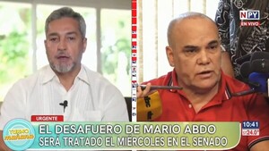 Pedido de desafuero de Mario Abdo será tratado este miércoles en el Senado