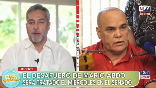 Pedido de desafuero de Mario Abdo será tratado este miércoles en el Senado