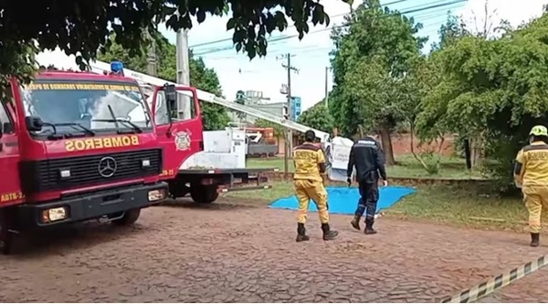 Trágico accidente laboral: obrero murió electrocutado en Ciudad del Este - Unicanal