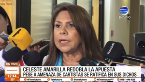 Celeste Amarilla redobla la apuesta contra el oficialismo: "No me retracto"