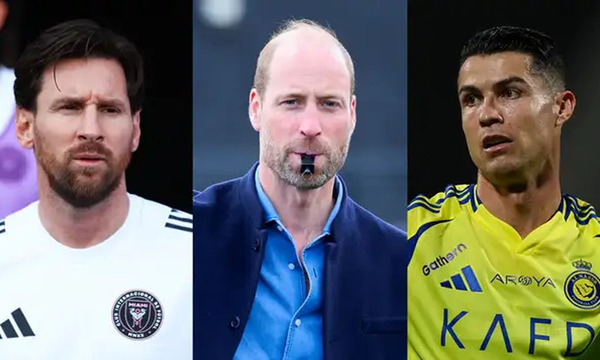El Príncipe William elige bando: Messi por encima de Cristiano - OviedoPress