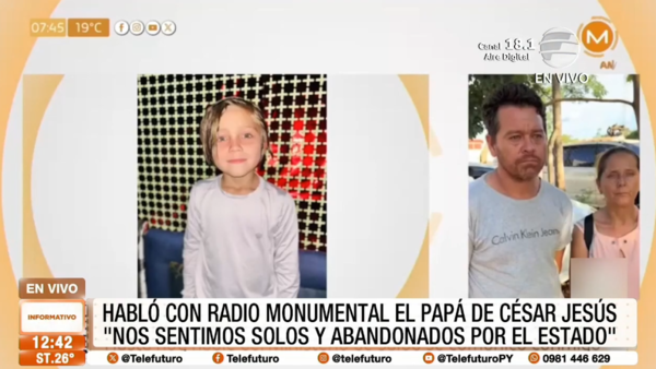 Padre de niño fallecido denuncia abandono del Ministerio de Salud