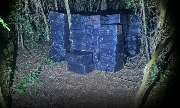 Federales interceptan cargas de cigarrillos en la frontera con Paraguay