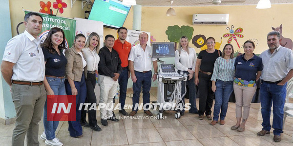 HOSPITAL DE CNEL. BOGADO RECIBE MODERNO ECÓGRAFO