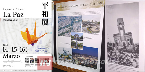 CONMEMORARON PAZ CON EXPOSICIÓN SOBRE HIROSHIMA Y NAGASAKI