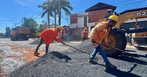 La Nación / El plan de pavimentación urbana generará 10.000 empleos directos