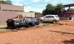 Choque entre camionetas dejó lesionadas a una madre y a su hija en Minga Guazú – Diario TNPRESS