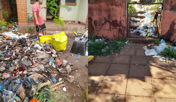 Joven en situación de abandono recibe asistencia tras vivir en condiciones insalubres en Encarnación