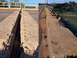 Peligroso estado del puente sobre el río Tebicuary entre Itapúa y Caazapá - Política - ABC Color