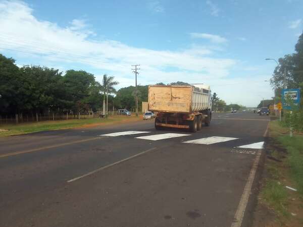 MOPC coloca lomadas sobre la Ruta PY22, pero hay más pedidos - Nacionales - ABC Color