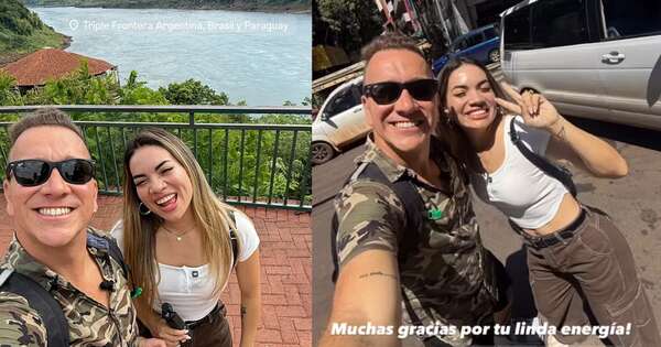 La Nación / Famoso youtuber se paseó en la triple frontera de la mano de Chenny TV