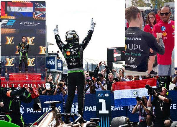 ¡Joshua Duerksen ganó su primera carrera en Fórmula 2 en Australia!