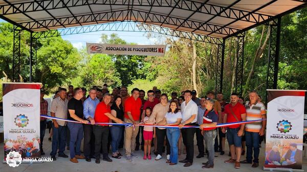 Municipalidad de Minga Guazú inaugura obras de infraestructura para la ciudad