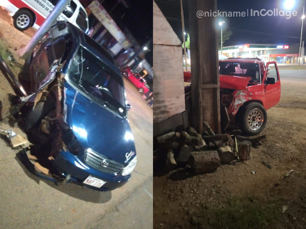 Aparatoso accidente de tránsito sobre Ruta PY06 en Capitán Miranda