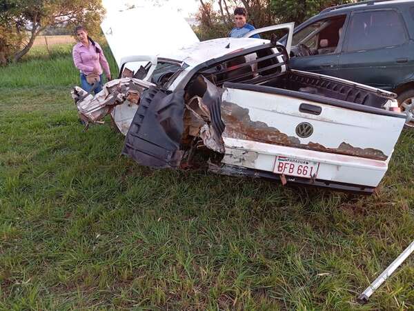 Misiones: daños materiales y lesiones dejó como resultado accidente de tránsito ocurrido en San Patricio - Nacionales - ABC Color