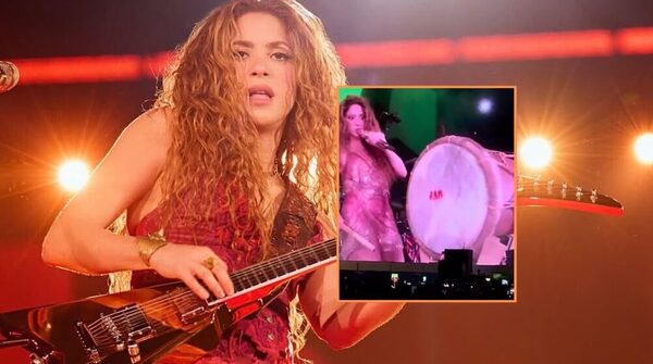Shakira se “emocionó” y dañó uno de sus instrumentos durante show en México: ‘La Loba’ debió improvisar
