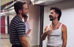 El encuentro de Iván Zavala con Camilo en los pasillos del SND Arena: ¿Qué se dijeron?