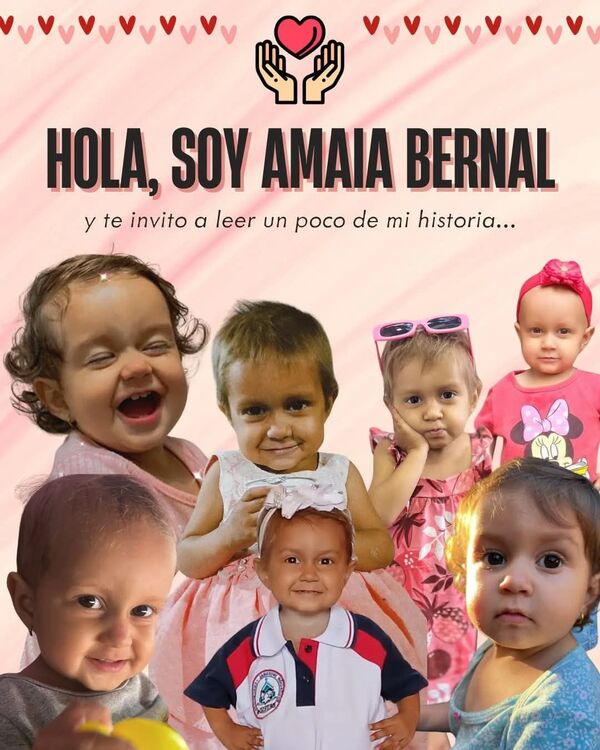 Colecta solidaria para niña de 3 años con cáncer en Concepción