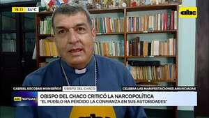 “El pueblo ha perdido la confianza en sus autoridades”: obispo criticó la narcopolítica - ABC Noticias - ABC Color