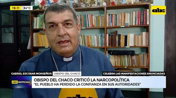 “El pueblo ha perdido la confianza en sus autoridades”: obispo criticó la narcopolítica - ABC Noticias - ABC Color