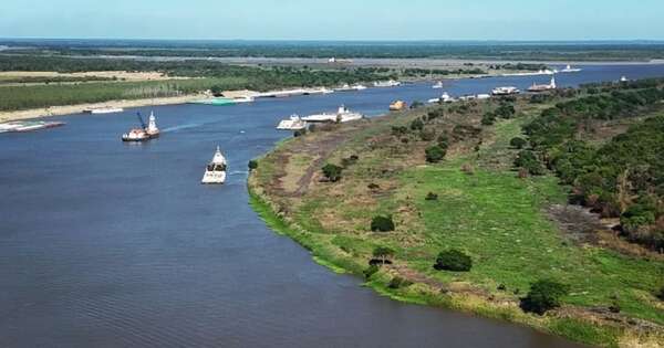 La Nación / Sedimentación en el Paso Bermejo afectó los envíos de soja, según la Capeco