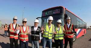 La Nación / Llegaron los primeros 20 buses eléctricos de Taiwán