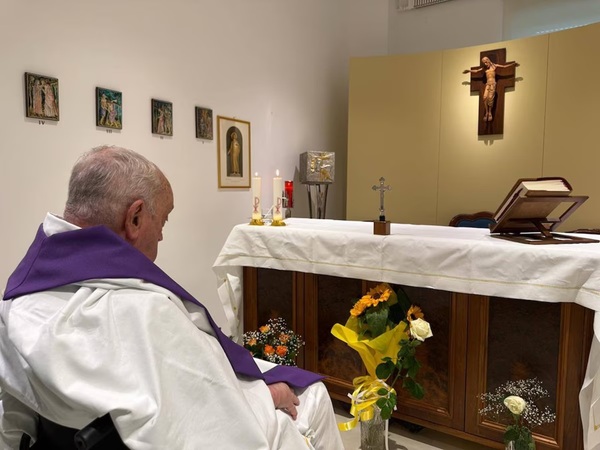Papa Francisco: “Estoy atravesando un tiempo de prueba”